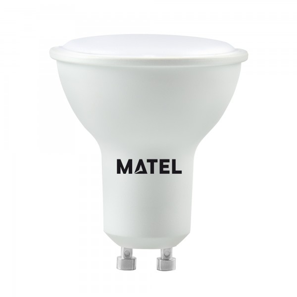 Bomb.led dicroica 120º gu10   7w.calida (caja de 10 unidades)