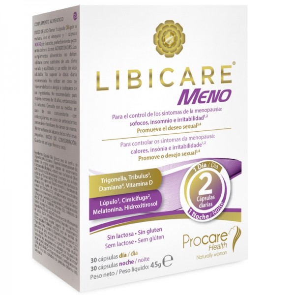 Libicare Meno 30 Caps Dia 30 Caps Noche