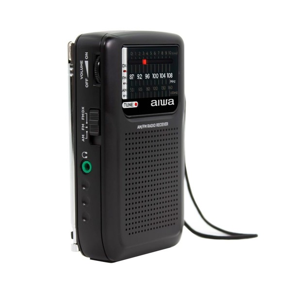 Aiwa rs-33 negro / radio fm am portátil