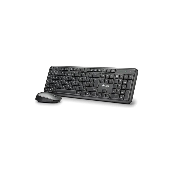 Ngs kit teclado+raton harmony inalámbrico 12 tecla