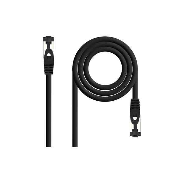 Nanocable cable red cat. 8.1 sstp negro 0,5m