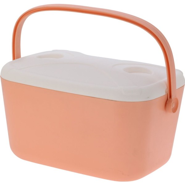 Nevera de camping 20 l color rosa, 470 x 315 x 270 mm